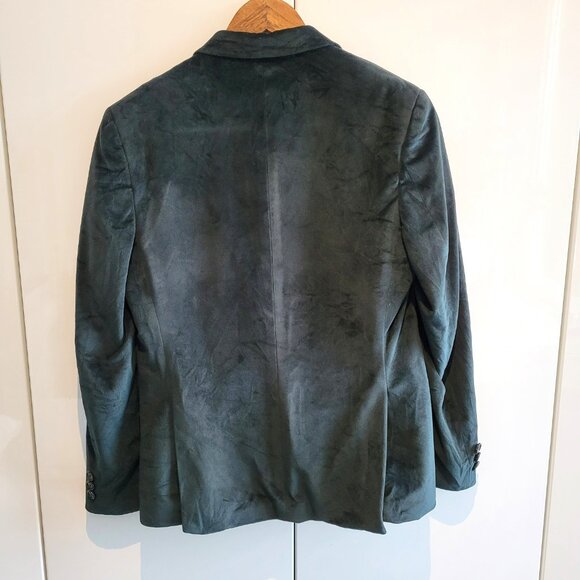Ralph Lauren Green Velvet Boys Blazer Size L - Picture 2 of 8